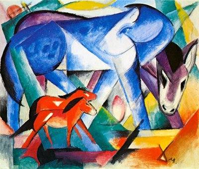 The First Animals by Franz Marc